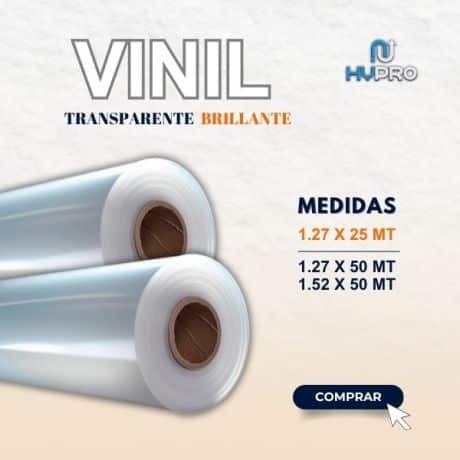 VINIL TRANSPARENTE BRILLANTE