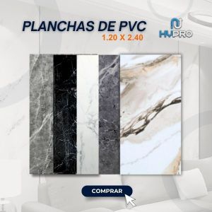 PLANCHAS DE PVC 1.20 X 2.40