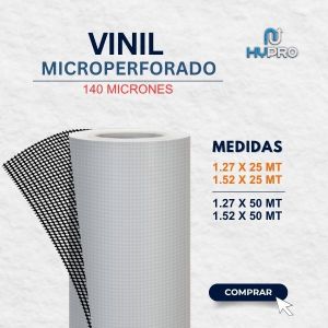 VINIL MICROPERFORADO 140 MICRONES